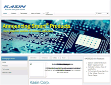 Tablet Screenshot of kasincorp.com